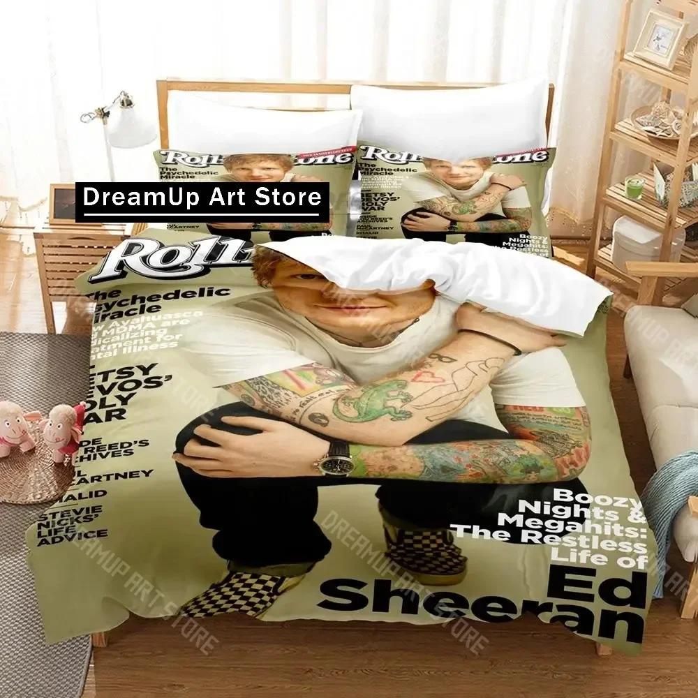 3D Print Ed Sheeran Bedding Set Single Twin Full Queen King Size Bed Set Aldult Kid Bedroom Duvetcover Sets