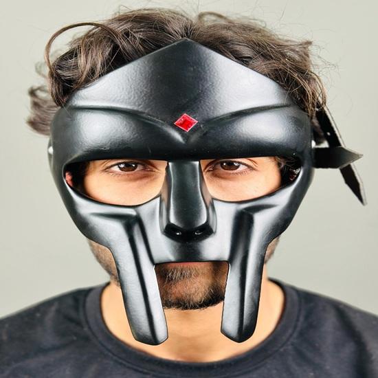 Маска MF Doom Рэпер Косплей Аксессуар Маска Трибьют MF Doom Маска Гладиатора Маска для Вечеринки Подарок Рождество, Вечеринка, Хэллоуин, Свадебный Подарок