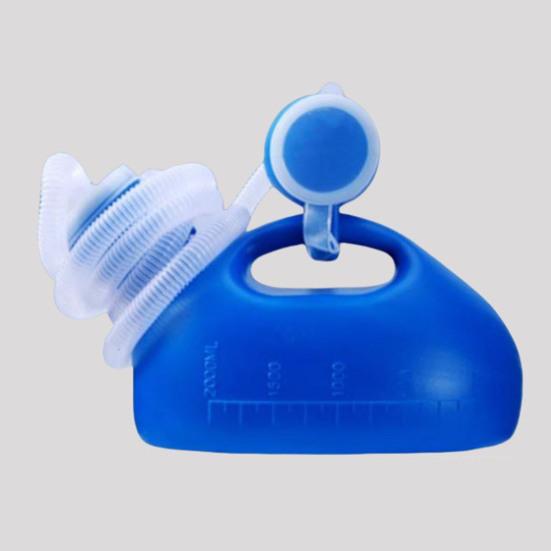 Бутылка для писсуара большой емкости 2000 мл, мера для мочи, защита от протечек, защита от брызг, длинная трубка, портативный мужской писсуар