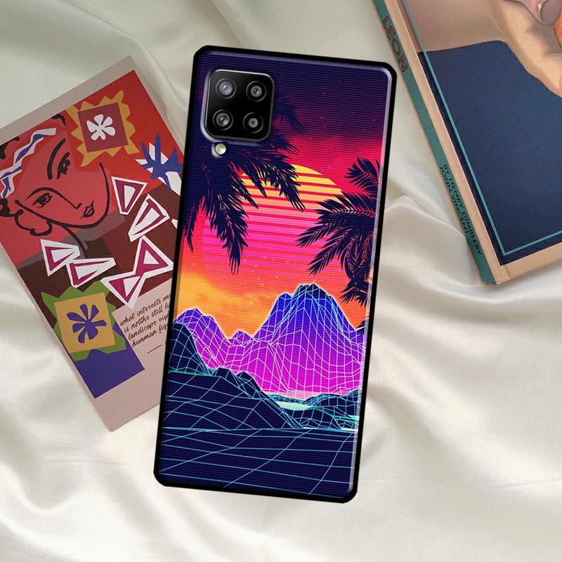 Синтвейв Ретро 80-е Неоновый Чехол Для Samsung Galaxy A52 A32 A12 A33 A06 A16 A26 A36 A56 A15 A53 A13 A34 A54 A14 A35 A55