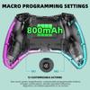 Беспроводной игровой контроллер BT RGB с вибрацией, пульт дистанционного управления, джойстик, геймпад для PS5, PS4/Slim/Pro, ПК, Steam Deck, консольные игровые джойстики