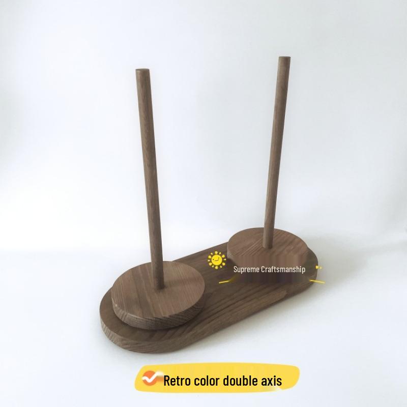 Портативная моталка для пряжи из массива дерева: Съемное ручное вязание и ткачество, вспомогательное веретено