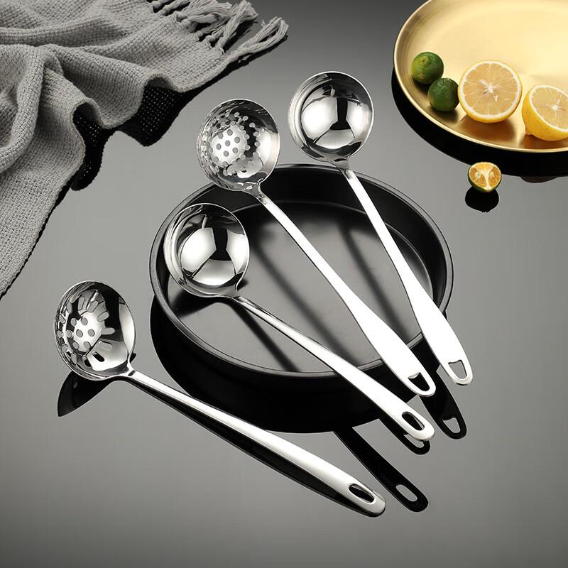 304 Stainless Steel Long Handle Ladle & Strainer Set