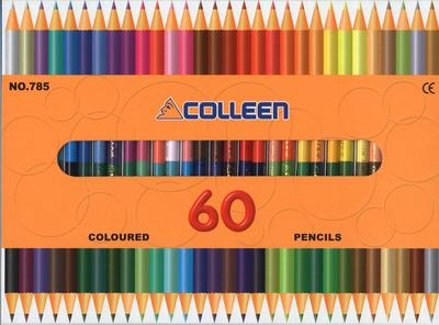 Карандаш Colleen 785 Круглый Цветной 30 60 Бумажные Карандаши, Карандаши, Цвета, Коробка, 785-30/60