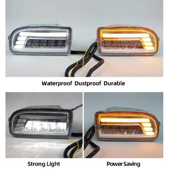 Для Toyota Land Cruiser 100 LC100 UZJ100 FZJ100 1998-2007 Светодиодные Динамические Поворотники Дневные Ходовые Огни Фары Противотуманные Фары