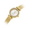 Diyuamoleu Women'S Mesh Band Watch Daw3201M-Gw Diamond Watch