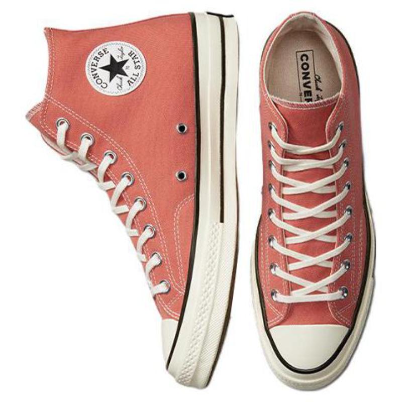 Converse Модные повседневные универсальные высокие кеды 1970-х годов, унисекс, розовые