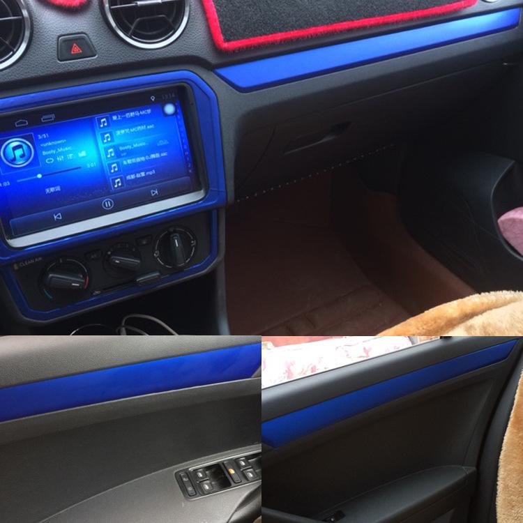 Applicable Carbon Fiber Gear Console Sticker for 2013-2019 Volkswagen Jetta Interior Modification.