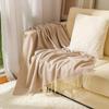 Multi-Purpose Woven Blanket: Sofa Throw, Bed Runner, Air Conditioning Shawl, Summer Cool Nap Blanket