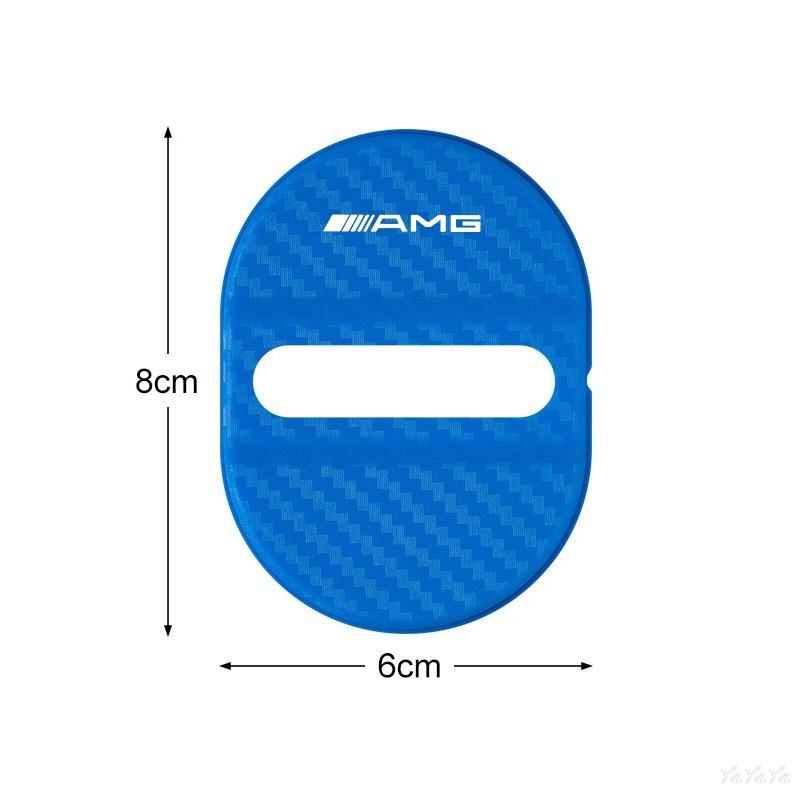 Car Door Lock Covers Protect StickersWaterproof Rust-proof Caps For Benz AMG W204 W205 W203 W211 W212 W213 W201 W210 Accessories LL3