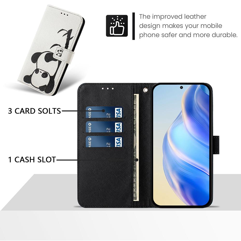 Цветной кошелек-чехол с рисунком для Xiaomi 14T Redmi 14C 13C 12C 11A Redmi Note 14 13 Pro Plus Ударопрочный чехол-книжка с подставкой