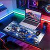 Custom Name Personalized Chelsea F.C Pattern Mousepad, Laptop PC Desk Mat, Decorative Desk Mat for Home Keyboard Pad Gift