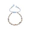 Bracelet - Asvorg - Argent 925 - Quartz hydrothermal vert pastel - finition or jaune 18K - 0,78 gr