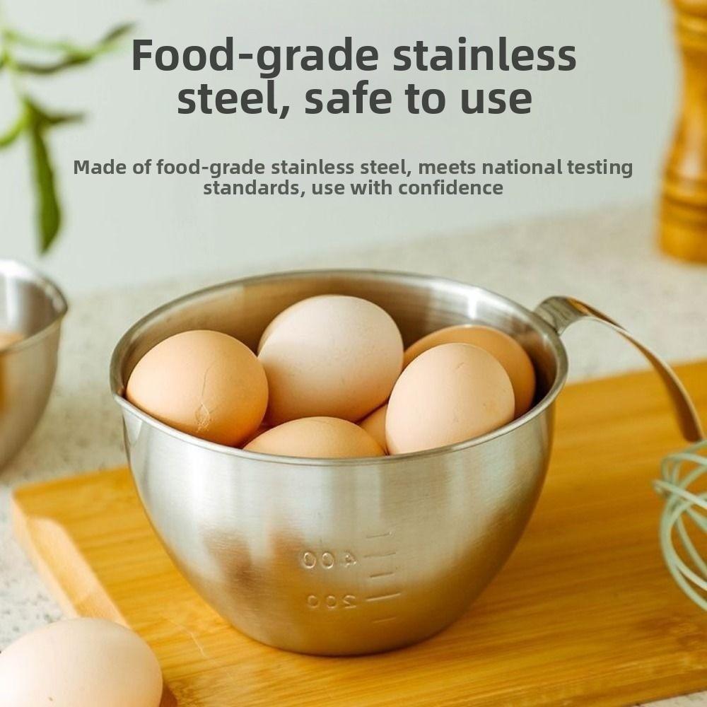 2Pcs/set Large Capacity Stainless Steel Colander Fine Mesh Food Strainer  Draining Pasta