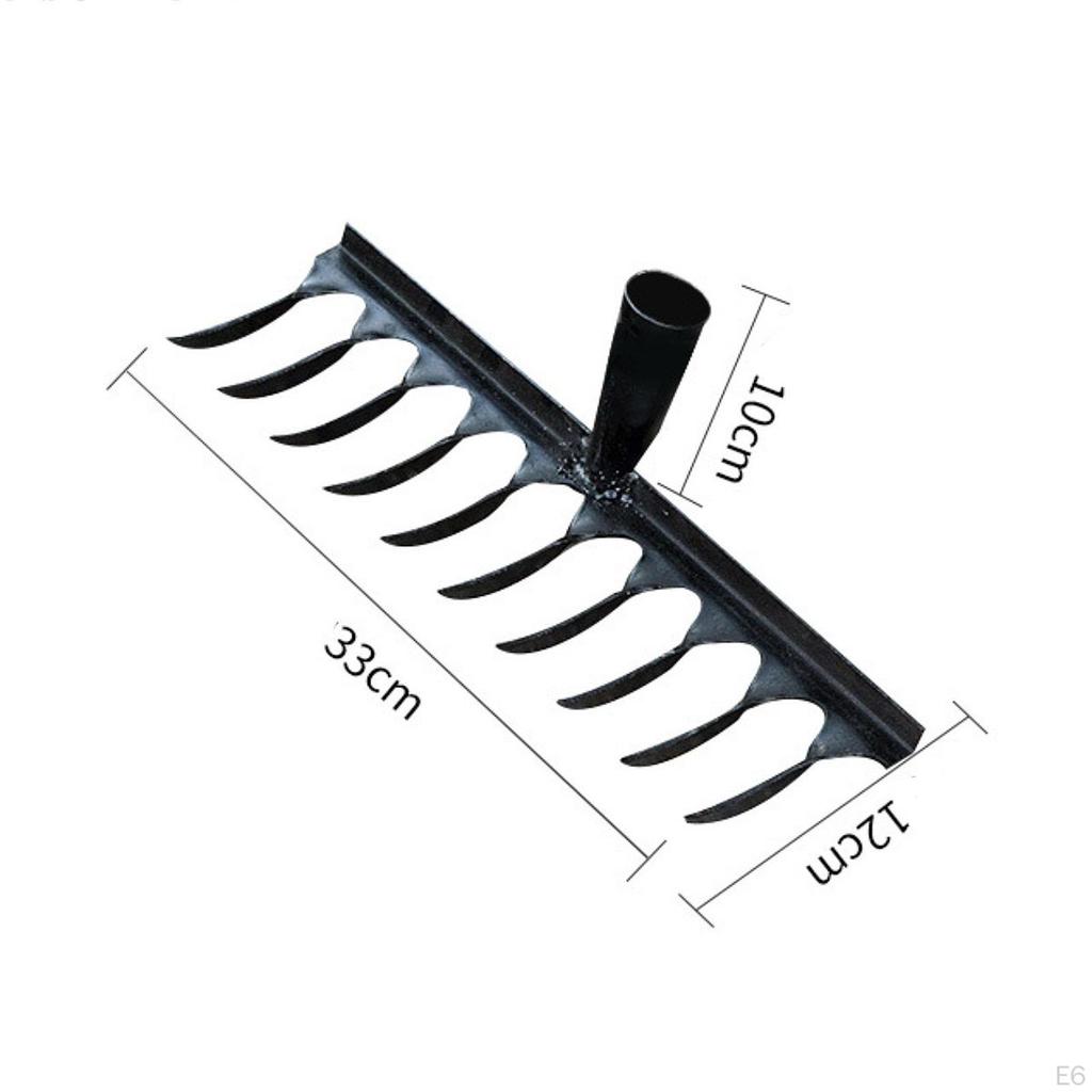 Садовые грабли Головка Инструмент Высокомощный Многофункциональный Ручной Уровень Лист