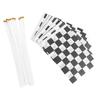 Cheer Race Flag Car Racing Racing Polyester Flags Waving Flags Racer Checkered Flags Check Flag
