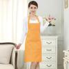 Pure Colors Plain Aprons For Chefs Cooking Bib Restaurant With Front Pocket New Hot Women Men 1PC Home Kitchen  Supply