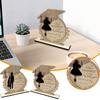 Graduation Season Home Decoration Ornaments Graduation Gift Wooden Crafts
