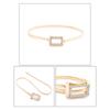 Gold Round Metal Chain Belt For Women Elegant High Waist Female Long Belts Dress Jeans Decorative Chain Straps Waistband