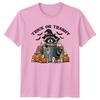 Trick Or Trashy TShirt Raccoon Halloween Gift For Him And Her