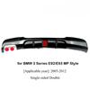 Rear Bumper Diffuser Lip Spoiler for BMW 3 Series E90 E92 E93 318i 320i 328i 330i 335i 340i MP Style with Brake Light 2005-2012