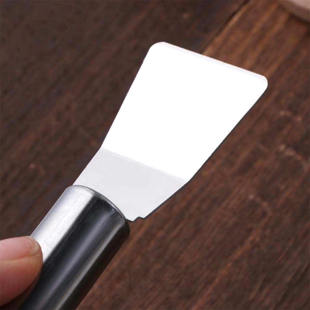 2Pcs Multifunctional Kitchen Cleaning Scraper Heavy-Duty Glue Scraper Ice Thawing Scraper Stovetop