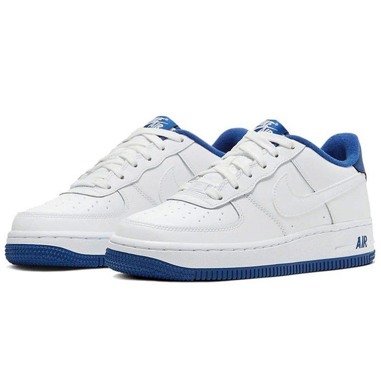 Nike Air Force 1 Low Белый Глубокий Королевский Синий GS CD6915-102