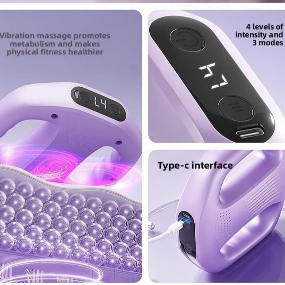 Cordless Fascia Rings Massager Deep Tissue Electric Body Machine Muscle Relaxation