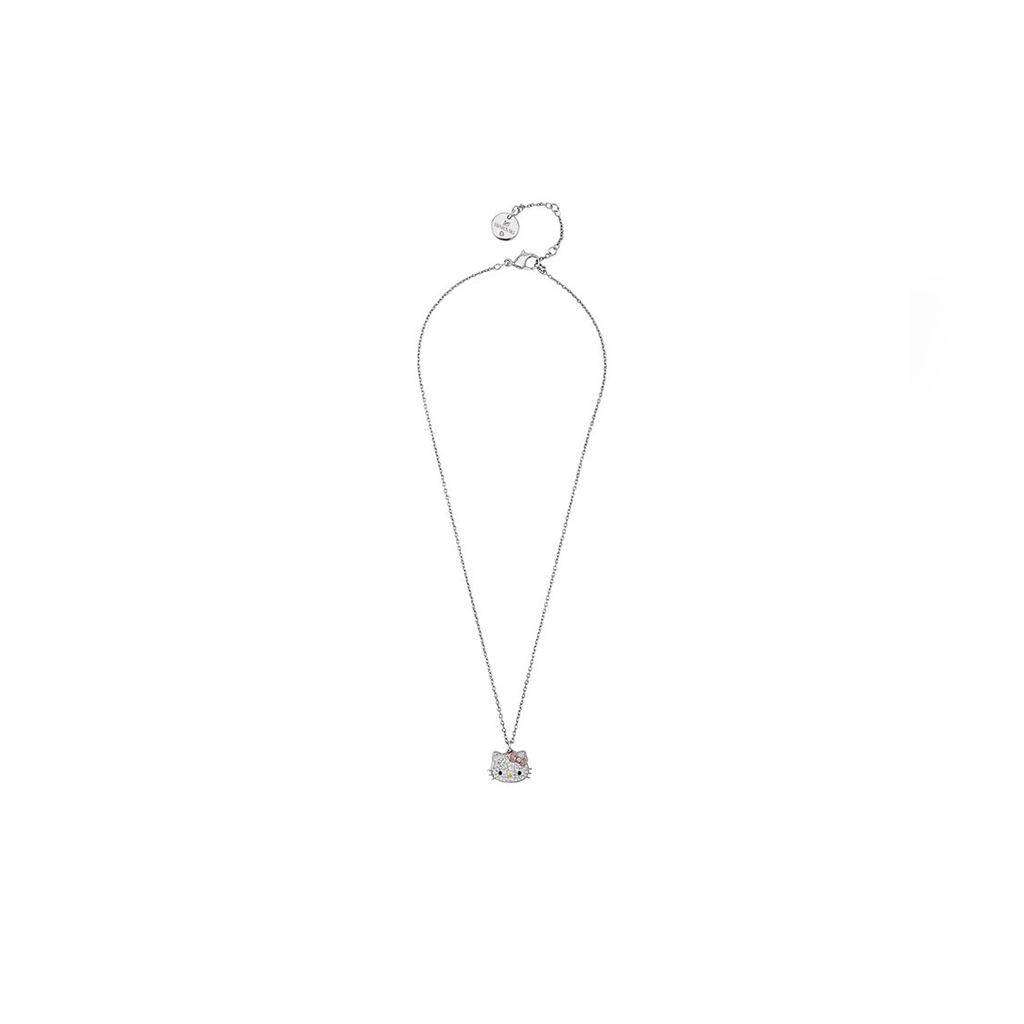 Swarovski Hello Kitty Creative Design Crystal Necklace Women necklace Silver 5013195