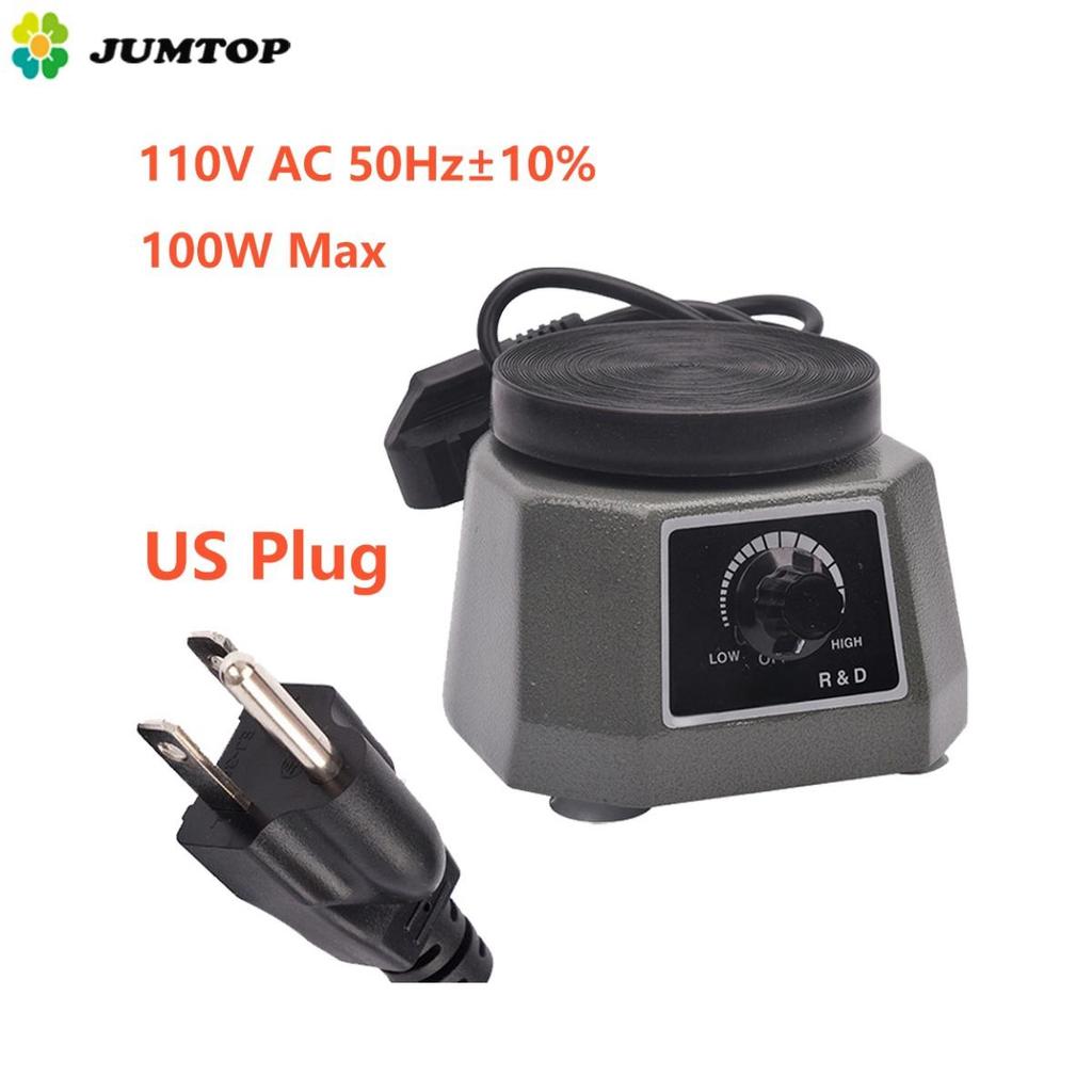 Вибратор для зубного гипса, круглая пластина, небольшой гипсовый шейкер с переменной интенсивностью, регулируемая скорость, вибрационный стол для гипсового оборудования