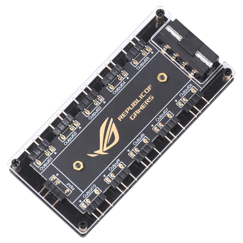 5V/3PIN ARGB кабель-разветвитель концентратор ASUS AURA SYNC RGB вентилятор концентратор адаптер SATA удлинитель кабеля питания адаптер для ПК кулер