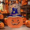 Праздничный тыквенный декор Держатель для свечи-тыква на Хэллоуин Жуткий керамический держатель для чайной свечи-тыква на Хэллоуин Винталинный череп для дома