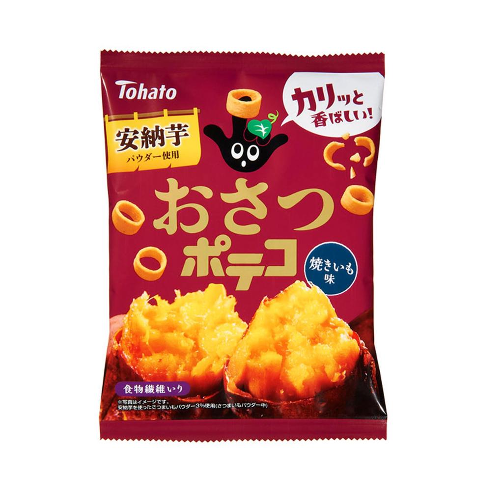 Tohato Sweet Baked Sweet Potato 52g x 12 bags Potatoes, Flavor,