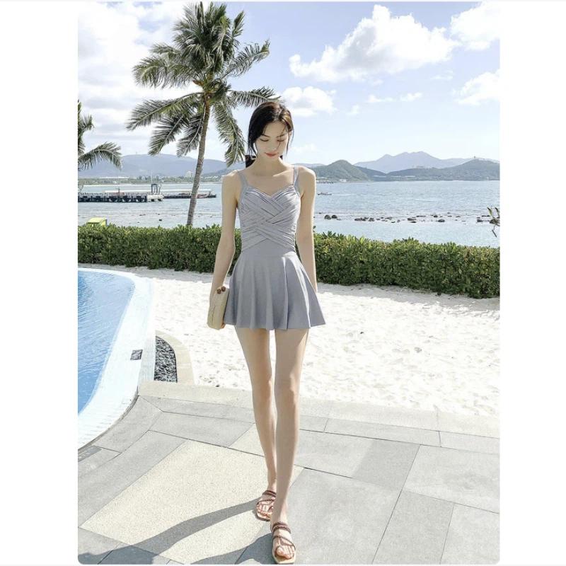 DK Swimsuit Sexy Fairy Look One-Piece Slimming