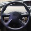 Автомобильный чехол на руль для Nissan Almera N16 Pathfinder Primera XTrail Renault Samsung SM3 кожаная оплетка для рулевого управления