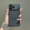 Магнитный чехол для телефона Для iPhone 17 12 13 14 1 16 17 Pro Max Plus Официальная ткань Большие окна Ударопрочный Защитный чехол