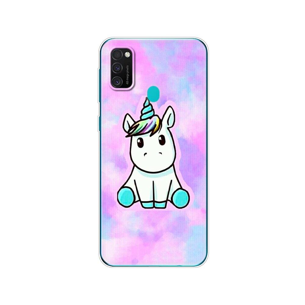 Чехол для Samsung M21, 6,4 дюйма, силиконовый мягкий чехол из ТПУ для Samsung Galaxy M21 M 21 SM-M215FZGUSER m215, задняя сумка для телефона, защитный чехол