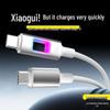 RGB 120 Вт Быстрая Зарядка Двойной Type-C Кабель для Автомобильных Зарядных Устройств Apple и Huawei
