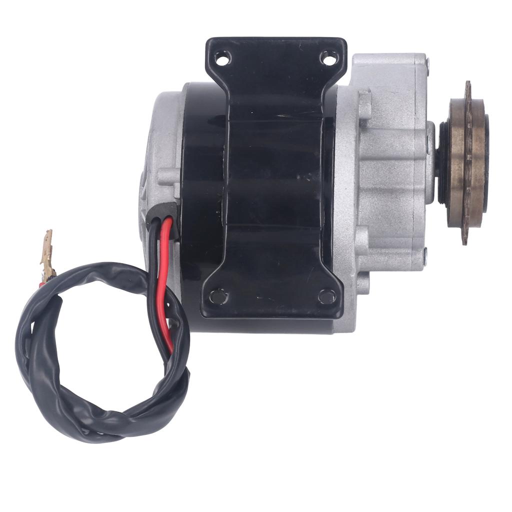 24 В 500 Вт Электродвигатель с редуктором Двухступенчатая редукция Двигатель с большим крутящим моментом Звездочка на 16 зубьев для электровелосипедов