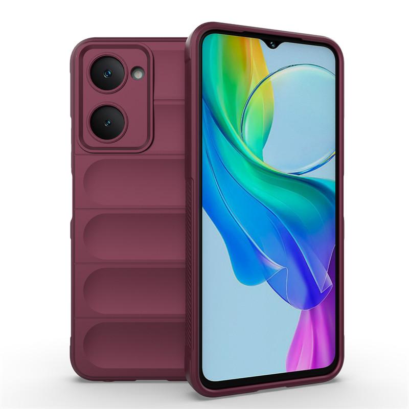 Чехол для Vivo Y28s Для Vivo Y28s 5G Чехол Бампер Противоскользящий ТПУ Ударопрочный Силиконовый Защитный Чехол на Заднюю Панель Телефона Для Vivo Y28s