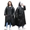 BXINF Raincoat with Double Brim and Two and Plus Size Rain Long Stylish Rainwear for the Rainy and Snowproof Size Pockets, Men's Women's Poncho,