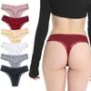 Sexy Women's Comfortable Low Waist Lace Panties Pure Cotton Crotch Breathable High Elastic Panties Underwear