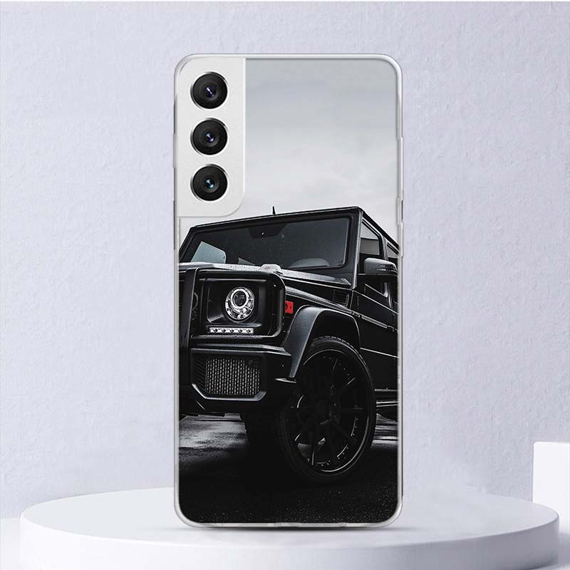 Черный спортивный автомобиль мужской мужской G63 мягкий чехол для Samsung Galaxy S22 S21 Ultra S20 FE S10 Plus чехол для телефона S9 S8 + S10E S7 Edge S6 Fun