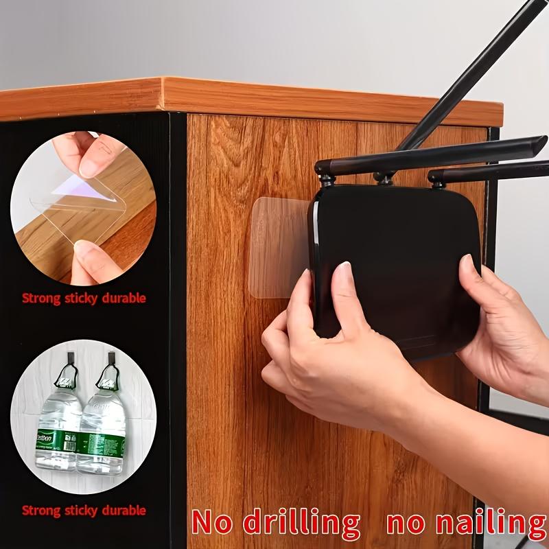 9/21 Pcs Transparent Double-Sided Acrylic Adhesive Tape for No-Drill Mounting on Plastic, Glass, Metal, Stone and Drywall