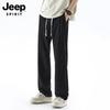 Мужские повседневные брюки JEEP SPIRIT из ледяного шелка, свободные, прямого кроя