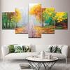 Late autumn trail 5 Piece Wallpapers Art Canvas Print modern Poster Modular art painting for Living Room Home Decor