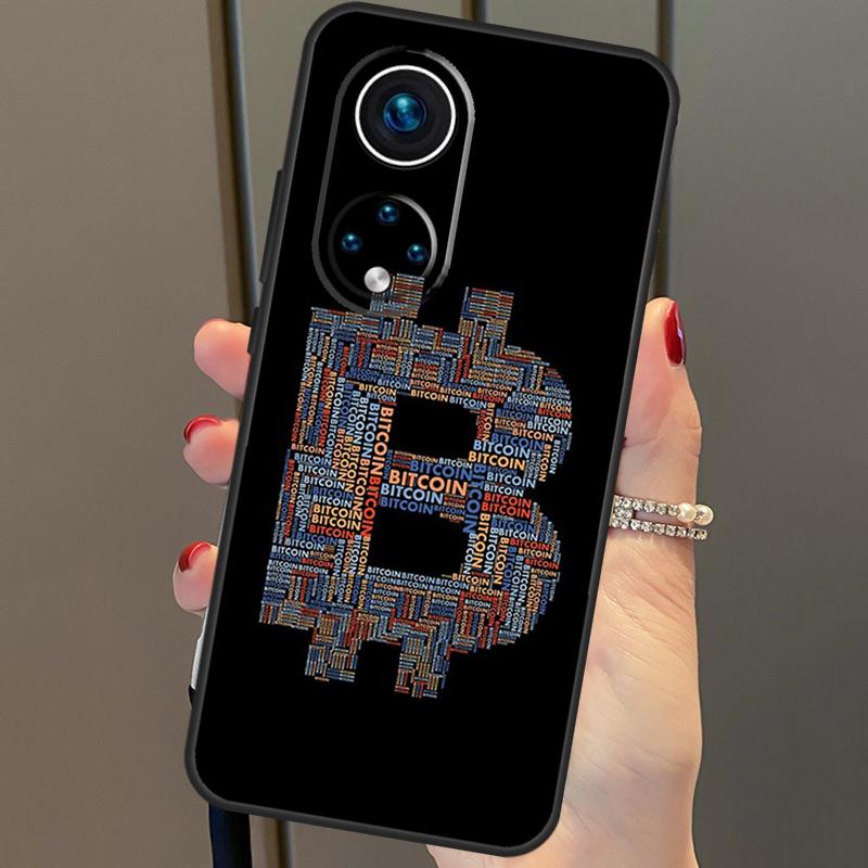 Чехол Bitcoin BTC для Honor 90 70 50 Magic 6 Pro Magic 5 Lite Honor X6a X7a X8a X9a X8b X9b X8 X9