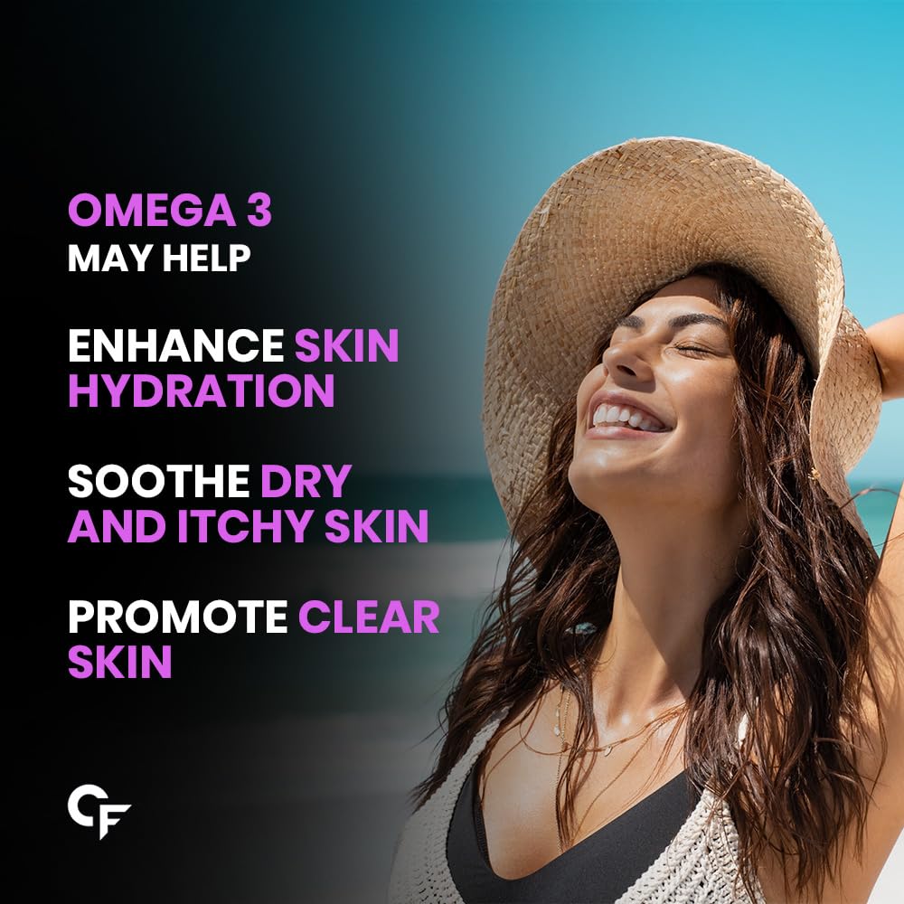 Carbamide Forte Veg Omega3 DHA 250mg Gummies for Men Women Kids - 60 Veg Gummies for Heart Brain Joints