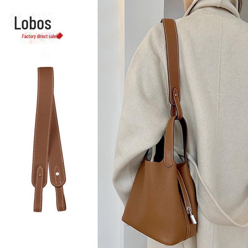 Genuine Leather Cowhide Adjustable Shoulder Strap for Handbags and Belt Bags
