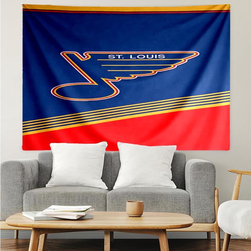 1PC Blues Louis Crest Tapestry Accessories Playroom Tapestry, for Bedroom,Livingroom, dormitory Room Wall Decor Fan Birthday Gifts